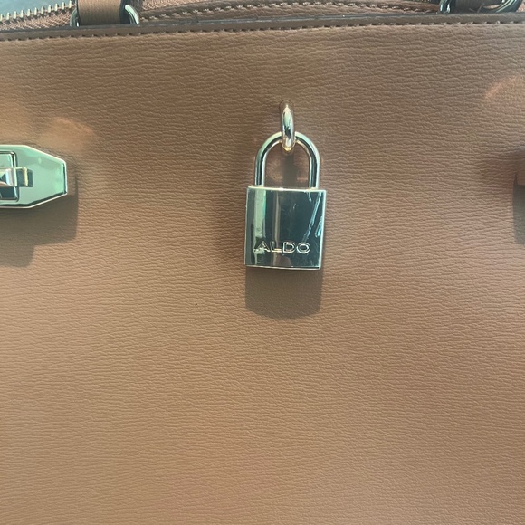 Betsey Johnson Newspaper Print Crossbody (NWT) & Aldo Brown Satchel (NWOT) - Picture 3 of 11